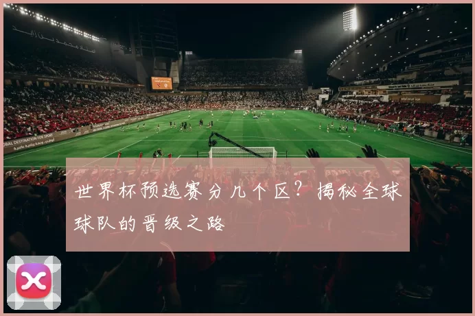 世界杯预选赛分几个区?揭秘全球球队的晋级之路