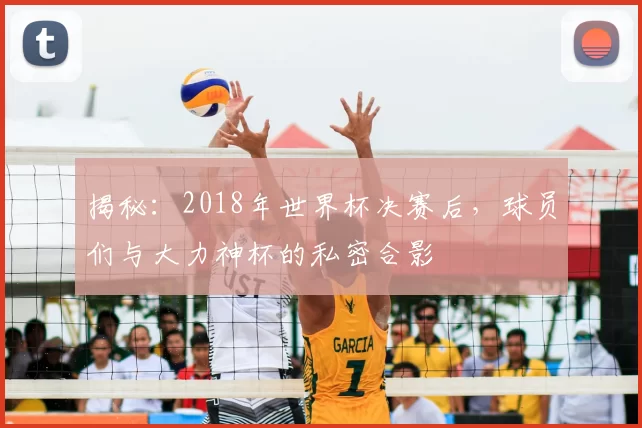 揭秘:2018年世界杯决赛后,球员们与大力神杯的私密合影